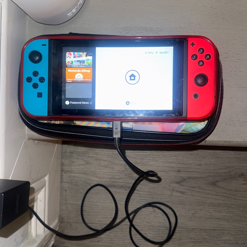 Nintendo Switch Handheld Console - Blue and Red